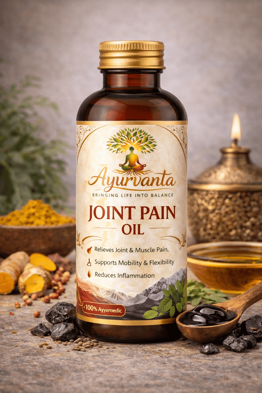 Ayurvedic Joint & Muscle Pain Oil